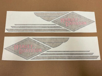 Harley Davidson R RL RLD V VL VLD CABEZA PLANA 1934 1935 CALCOMANÍAS TANQUES TRANSFERENCIAS Foto 1 de 3