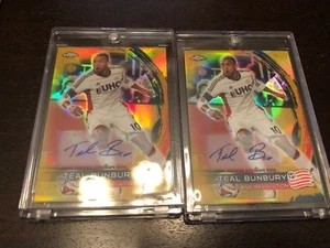 2014 Topps Chrome MLS Autographs #MATB Teal Bunbury SOCCER Lot 6 Cards 5 Autos # - Picture 1 of 3
