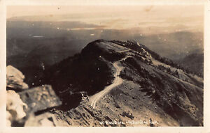 Vintage RPPC Mount Washburn Summit Yellowstone Park Old Photo Postcard 1900's