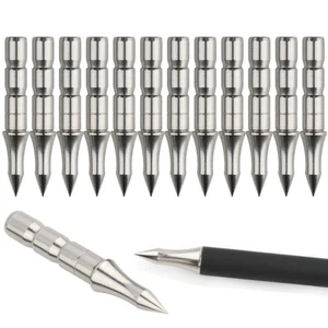 Archery Tips Insert Arrowhead 100gr Broadhead ID6.2mm Arrows Shaft Field Hunting - Picture 1 of 12