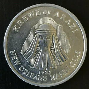 Karneval Doubloon New Orleans 1979/1934 Crew of Arabi Token *531 - Bild 1 von 2