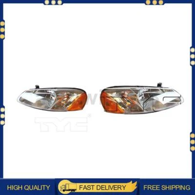 Conjunto de faros 2 piezas Tyc izquierda derecha para Dodge Stratus 2003 2004 2005 2006 Foto 1 de 4