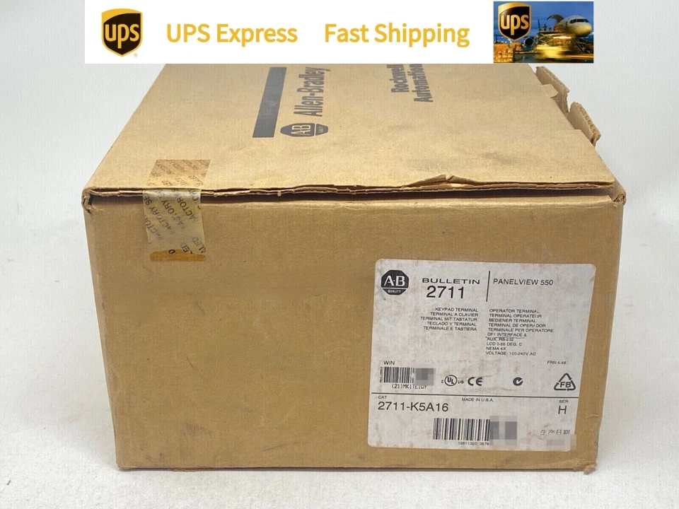 AB 2711-K5A16 PANELVIEW 2711-K5A16 Productos puntuales sellados de fábrica?? Envío acelerado Foto 1 de 4