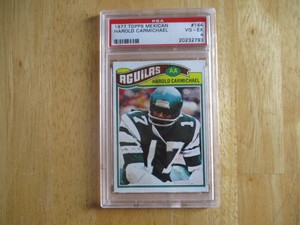 Harold Carmichael Eagles 1977 Topps Mexican Football #144 PSA 4 VG-EX