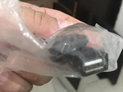 1m MINI USB Cable Sync & Charge Lead Type A to 5 Pin B Phone Charger Black 3ft - Image 1 of 3