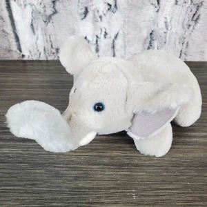 Dakin Gray Elephant Plush 8" Long, Rope Tail Stuffed Animal - NO NOISE - Picture 1 of 7