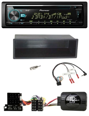 Pioneer DAB Lenkrad CD USB Bluetooth Autoradio für VW Passat Golf IV Polo schwar - Bild 1 von 4