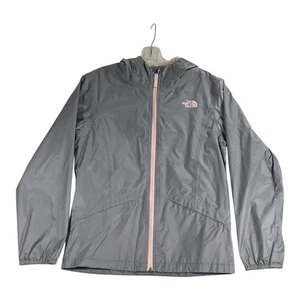 The North Face Dry Vent Grey Windbreaker Jacket with Hoodie Size XL (18) - Picture 1 of 7