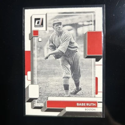 Donruss Panini Babe Ruth 2022 variación de lanzamiento #229 Medias Rojas de Boston Foto 1 de 2