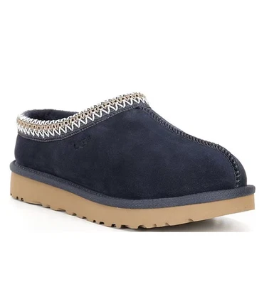 Stock limitado UGG Mujer Tasman II Gamuza Zueco Zapatillas - Índigo Oscuro NUEVO CON B Foto 1 de 4