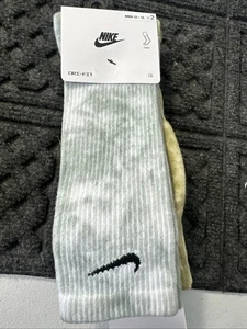 Nike Everyday Plus Cushioned Dri Fit Tie-Dyed Crew Socks - Xl Mens Size 12-15 - Picture 1 of 3