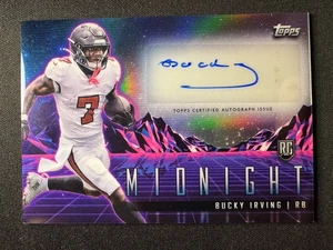 2024 Topps Midnight Rookie Horizon Signatures #RHSBI Bucky Irving RC ROOKIE AUTO - Picture 1 of 7