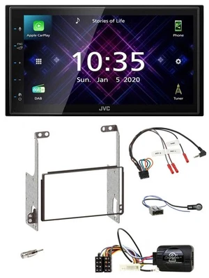JVC DAB 2DIN Lenkrad Bluetooth USB Autoradio für Nissan X-Trail 09-14 T31 schwar - Bild 1 von 4