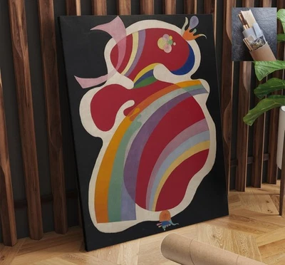 Bauhaus Wassily Kandinsky Rusia Colgante de Pared Moderno 22X30 Pulgadas Foto 1 de 3