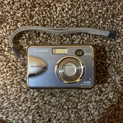 Fujifilm FinePix A360 4.1MP Silver Digital Camera  - Image 1 of 2