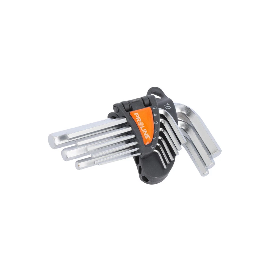 48309 Key Set Hex Chrome Vanadium Steel Qty: 9 PROLINE - Image 1 of 1