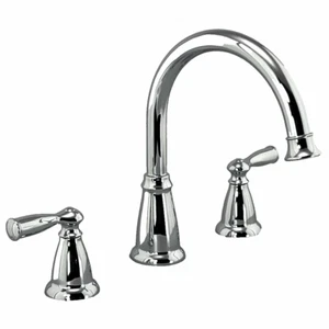 🌱 MOEN 86924 Banbury Montaje en cubierta Romano Bañera Grifo Borde CON VÁLVULA - Cromo LEER2 - Imagen 1 de 17