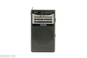 TECSUN R-218 AM / FM Pocket Radio GREY + English Manual  - Picture 1 of 4