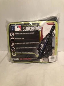 Franklin Sports MLB Slingbak Baseball Bag Black with Gray  NEW - Picture 1 of 4