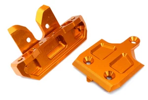 CNC Machined Rear Skid Plate & Bumper w/ 1-Pc Block D for Traxxas 1/8 Sledge - Picture 1 of 2