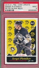 PSA 9 MINT RETRO BLANK BACK SERGEI PLOTNIKOV 2015 O-PEE-CHEE UPDATE GRADED TPHLC