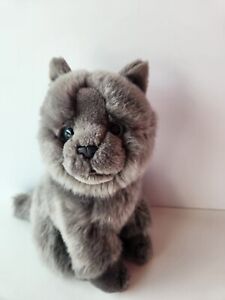 Carthusian Cat by Teddy Hermann - 20cm Original Collection Plush Grey Germany