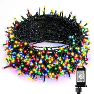 1000 LED Christmas Party String Lights 82 FT Connectable LED Waterproof Lights - Picture 1 of 19