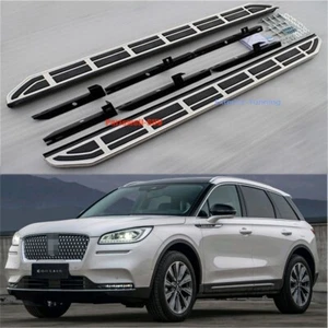 Fit for New Lincoln Corsair 2020+ Fix Running Boards Side Steps Pedals Nerf Bar - Picture 1 of 13