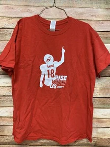 Liberty University Flames T-shirt Football FBS LU Rise With Us Size L Large NCAA - Picture 1 of 7