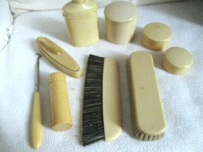  ANCIEN NECESSAIRE DE TOILETTE POUR FEMME EPOQUE ART DÉCO  RHODOÏD - Photo 1/4