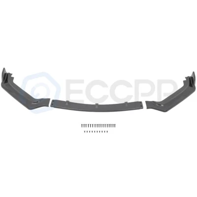 Labio de parachoques delantero estilo fibra de carbono para Infiniti Q60 2017-presente Foto 1 de 4