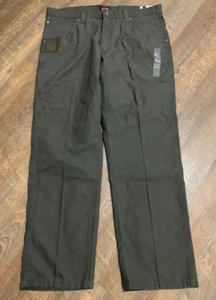 Men's Wrangler Loden Green Workwear Technician Pants Size 40x30 NEW - Picture 1 of 14