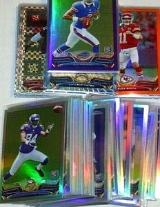 2013 Topps Chrome Football Refractors - Base, Colors, X -  Pick From Drop Menu