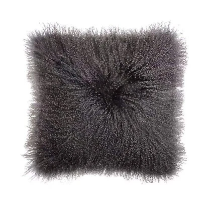Real 100% Tibetan Mongolian Lamb Sheepskin Wool Fur Super Soft Plush Leather ... - Image 1 of 4