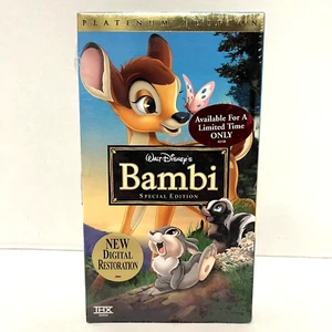 Bambi Platinum Special Edition New Digital Restoration Disney VHS Tape Sealed - Picture 1 of 7