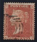1855 Penny Red Spec C4 Płyta 6 (KH) Perf 16 Mała korona Drobna używana Dobre perfy