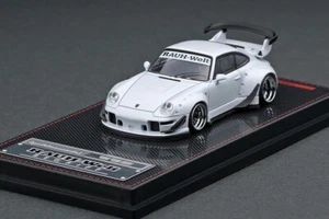 Porsche Accensione Modello 1/64 Rwb 993 Bianco Perla Opaco Nuovo mai usato - Foto 1 di 1