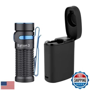 Olight Baton3 Premium Edition 1200 Lumen kompakte LED Taschenlampe angetrieben von einem - Bild 1 von 5