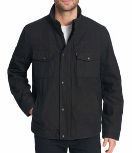 NEU Levi’s Herren Druckknopf Brusttasche Baumwolle Twill Jacke Größe Large - Bild 1 von 3