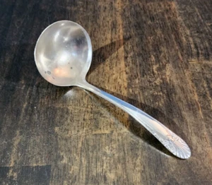 Vintage Crown Silver Plate Soup Ladle Serving Spoon - Picture 1 of 7