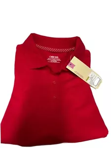 Cherokee Boys Ultimate School Uniform Red Shirt Small (6/6X) - Picture 1 of 7