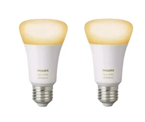 Philips Hue E27 Smart LED Globes A60 Bulb - 2 Pack - Picture 1 of 7