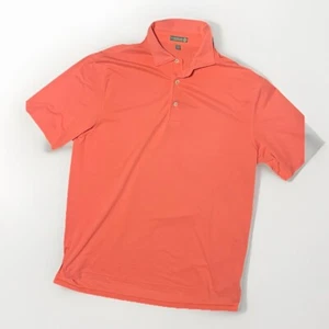 Peter Millar Polo Salmon Collard Camicia estiva comoda grande - Foto 1 di 5