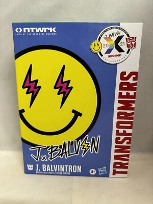 TRANSFORMERS COLLABORATIVE J. BALVIN BALVINTRON Soundwave Buzzsaw Stripes Sealed - Image 1 of 4