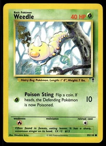 Weedle #099/110 Legendary Collection Pokemon Near Mint or Better - Picture 1 of 2
