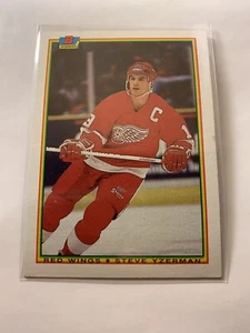STEVE YZERMAN #233 Bowman 90-91  Detroit Red Wings - Foto 1 di 2
