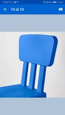 Tavolo Con 2 Sedie Ikea Mamut Azzurro