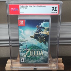 Zelda Tears of the Kingdom Nintendo Switch PSA 9.8 A++ 1st Print CGC VGA WATA