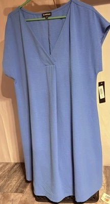 Vintage Bebe Summer Chic Denim color Mini Dress - Imagem 1 de 2