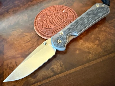 Cuchillos Chris Reeve Grandes Sebenza 31 Negro Micarta Pulido Doble Taco L31-1236-1 Foto 1 de 3